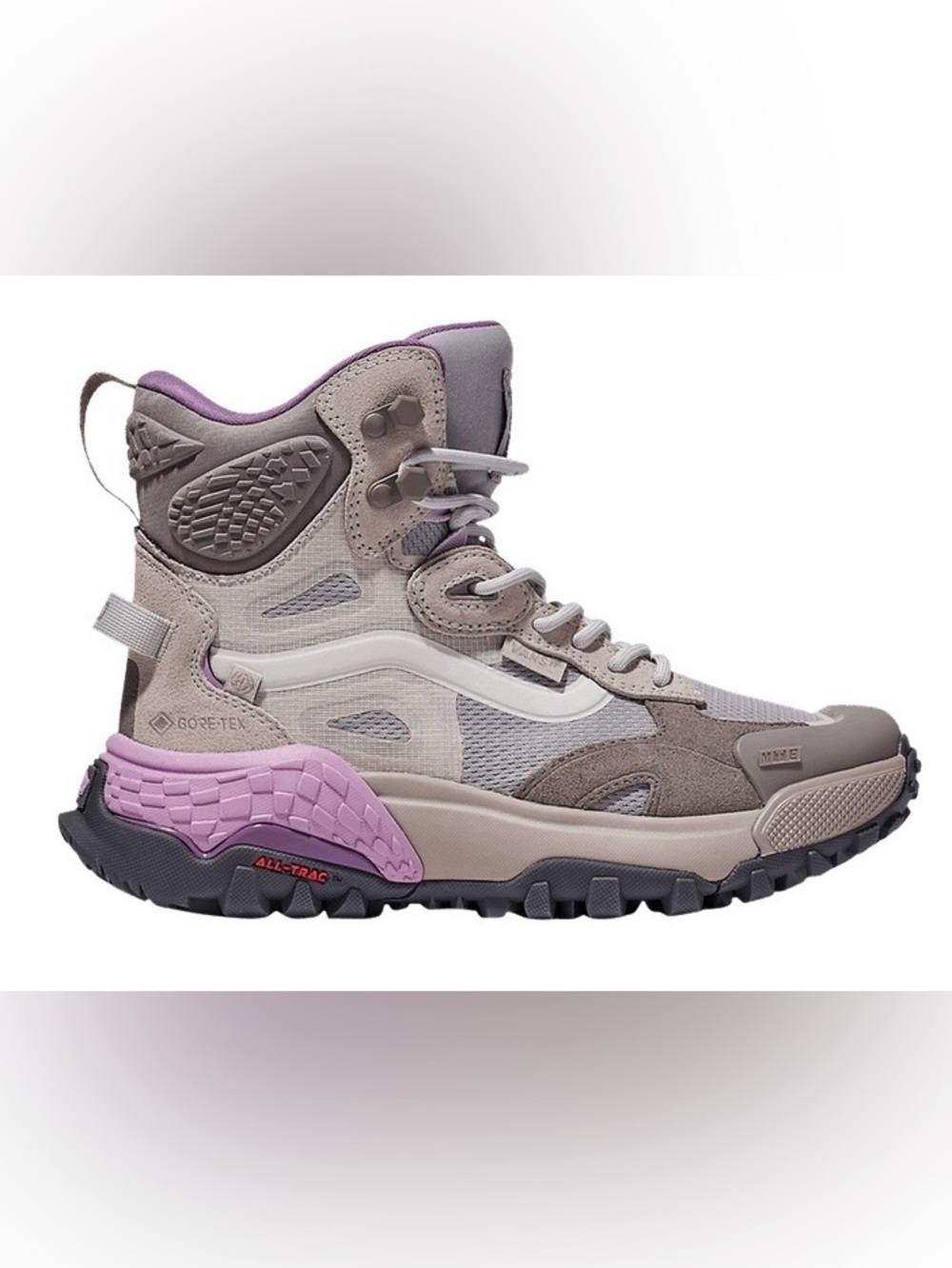 Vans GORE-TEX MTE Light Grey Purple Size 9.5 Men 11 Women’s New Trail Waterproof